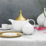 porcelanowa dzbanek do herbaty