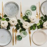 dekoracje z białej dyni