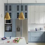 niebieska kuchnia w jakim stylu ją urządzić