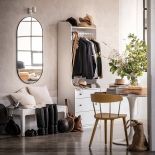 minimalistyczne lustro do przedpokoju