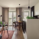 aranżacja 65-metrowego mieszkania w stylu vintage