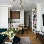 małe mieszkanie o powierzchni 46 m2