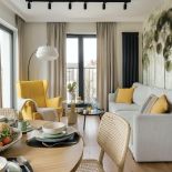 mieszkanie 58 m2 urządzone w śródziemnomorskim klimacie