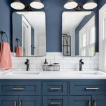 jakie meble wybrać do niebieskiej łazienki