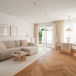 przytulne mieszkanie w odcieniach beżów