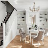 wnętrza modern classic w bieli