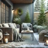 zimowy taras aranżacje