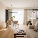 przytulne mieszkanie w stylu japandi