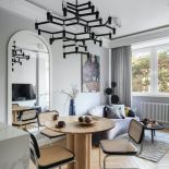 mieszkanie 53 m2 aranżacja jadalni