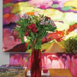 Jestem malarką kolorystką. Myślę kolorem i kolorem czuję – mówi o sobie Beata Murawska. Odwiedzamy ją w jej domu