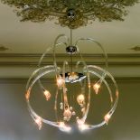 piękne żyrandole i lampy wiszące do salonu