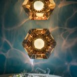 złote lampy ścienne