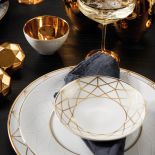 Talerze z serwisu Diamond. Projekt Gitte Dyrberg i Henning Kern dla Fyrklövern.