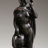 Studium kobiety w płaszczu , 1920 r.