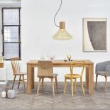 Thonet 14 w wersji malowanej na żółto, z czeskiej fabryki Ton.