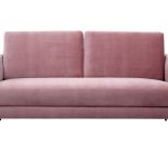 Sofa Regan, westwing.pl. Dobre zestawienie: pudrowy róż plus miedź lub szmaragd