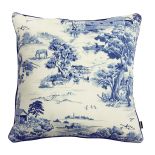 Toile de Jouy poduszka scenki rodzajowe