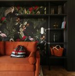 nowoczesne mieszkanie w odważnych kolorach z nutą retro