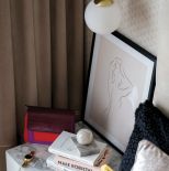 styl paryski wystrój sypialni