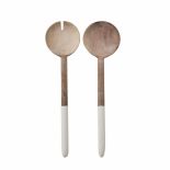 drewniane łyżki do sałatek