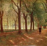 Aleksander Gierymski Park Schleissheim w pobliżu Monachium , 1885 r., kolekcja prywatna
