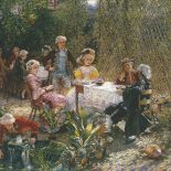 Aleksander Gierymski W altanie , 1882 r., MN w Warszawie