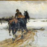 Alfred Wierusz-Kowalski, Spotkanie na drodze , cs 22 tys. zł, REMPEX