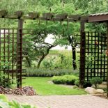 Altana w ogrodzie. Wrzosowisko na tarasach