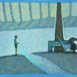 Andrzej Podkański, z cyklu Park. Obrazy podejrzane