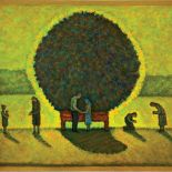 Andrzej Podkański, z cyklu Park. Obrazy podejrzane