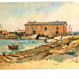 Antoni Suchanek Port rybacki , 1946. Antoni Suchanek: malarz morza