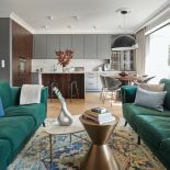 110-metrowe mieszkanie urządzone w eklektycznym stylu