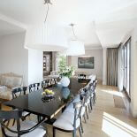 Apartament z tarasem, który może być letnim pokojem.