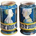 Aptekarskie naczynia Albarello, 1520-40 r.