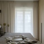 szaro beżowa sypialnia