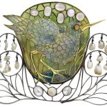 Autorem tej angielskiej broszki jest Charles Robert Ashbee, 1901-02 r., Museum of Fine Arts, Boston