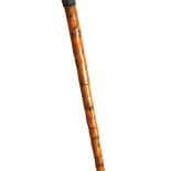 Bambusowa z posrebrzaną gałką, XIX w., Wielka Brytania