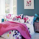 Bawełniana Red Rose: poszwa na kołdrę plus poszewka na poduszkę, 83 funty narzuta Catriona (od