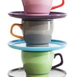 Bazylia.pl: filiżanki z podstawkami POP, Sagaform, 59,90 zł/szt.