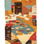 Bez tytułu, tkanina, 165 x 85 cm, 1991 r.