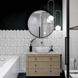 biała łazienka glamour