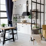 biała kuchnia w stylu industrialnym