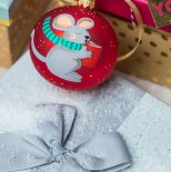 Ręcznie malowana bombka z kolekcji Santa s Friends, DAGMARA, DAGMARA.PL