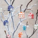 Ręcznie malowane ceramiczne domki, CERAMIKA BOLESŁAWIEC, ceramika-design.com.pl