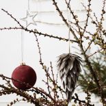 Welurowe bombki i ozdoby choinkowe, House Doctor, fabrykaform.pl