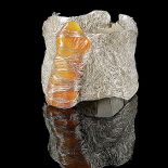 Bursztyn, srebro, Warszawa 2007 r., zbiory MHMG.