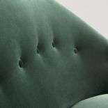 MALAY, sofa w zieleni, pikowana, BRABBU, brabbu.com