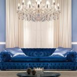 By wyróżnić kanapę, warto wybrać fotele z inną tkaniną. ZANABONI