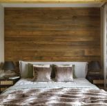 sypialnia w stylu chalet w domu w górach