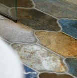 łazienka w stylu chalet